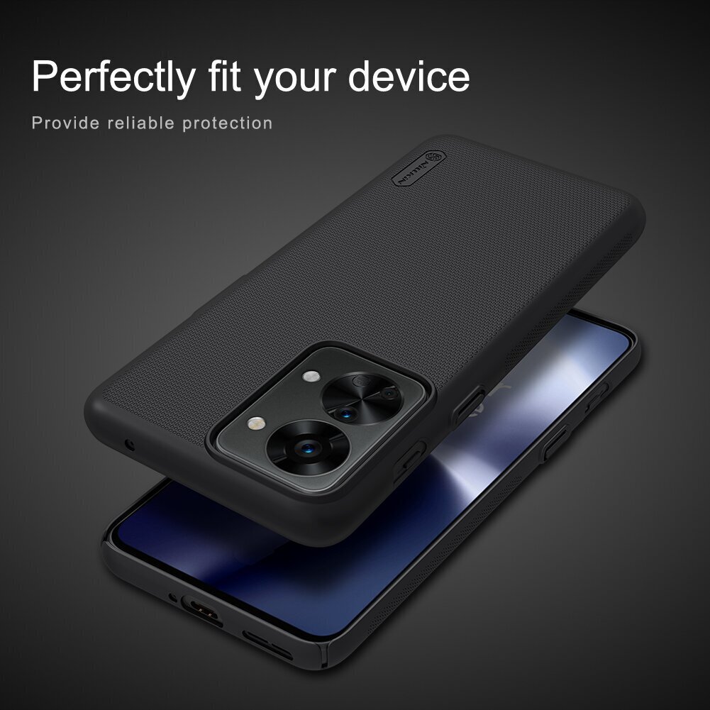 Nillkin Super Frosted Back Cover for OnePlus Nord 2T 5G Black цена и информация | Telefoni kaaned, ümbrised | kaup24.ee