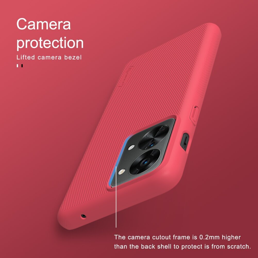 Nillkin Super Frosted Back Cover for OnePlus Nord 2T 5G Black цена и информация | Telefoni kaaned, ümbrised | kaup24.ee