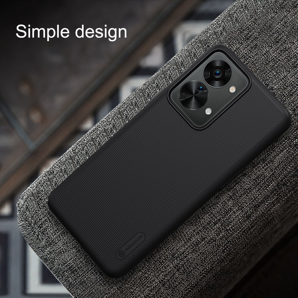 Nillkin Super Frosted Back Cover for OnePlus Nord 2T 5G Black цена и информация | Telefoni kaaned, ümbrised | kaup24.ee