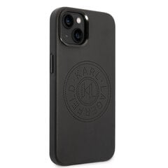 Karl Lagerfeld PU Leather Perforated Logo Case для iPhone 14 Plus Black цена и информация | Чехлы для телефонов | kaup24.ee