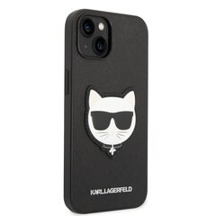 Karl Lagerfeld PU Saffiano Choupette Head Case для iPhone 14 Plus Black цена и информация | Чехлы для телефонов | kaup24.ee