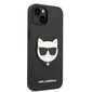 Karl Lagerfeld PU Saffiano Choupette Head Case for iPhone 14 Plus Black hind ja info | Telefoni kaaned, ümbrised | kaup24.ee