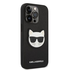 Karl Lagerfeld PU Saffiano Choupette Head Case для iPhone 14 Pro Black цена и информация | Чехлы для телефонов | kaup24.ee