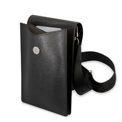 Karl Lagerfeld Saffiano Rue Saint Guillaume Wallet Phone Bag Black цена и информация | Чехлы для телефонов | kaup24.ee