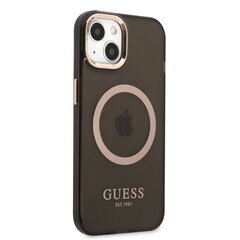 Guess Translucent MagSafe Compatible Case for iPhone 13 Black hind ja info | Telefoni kaaned, ümbrised | kaup24.ee