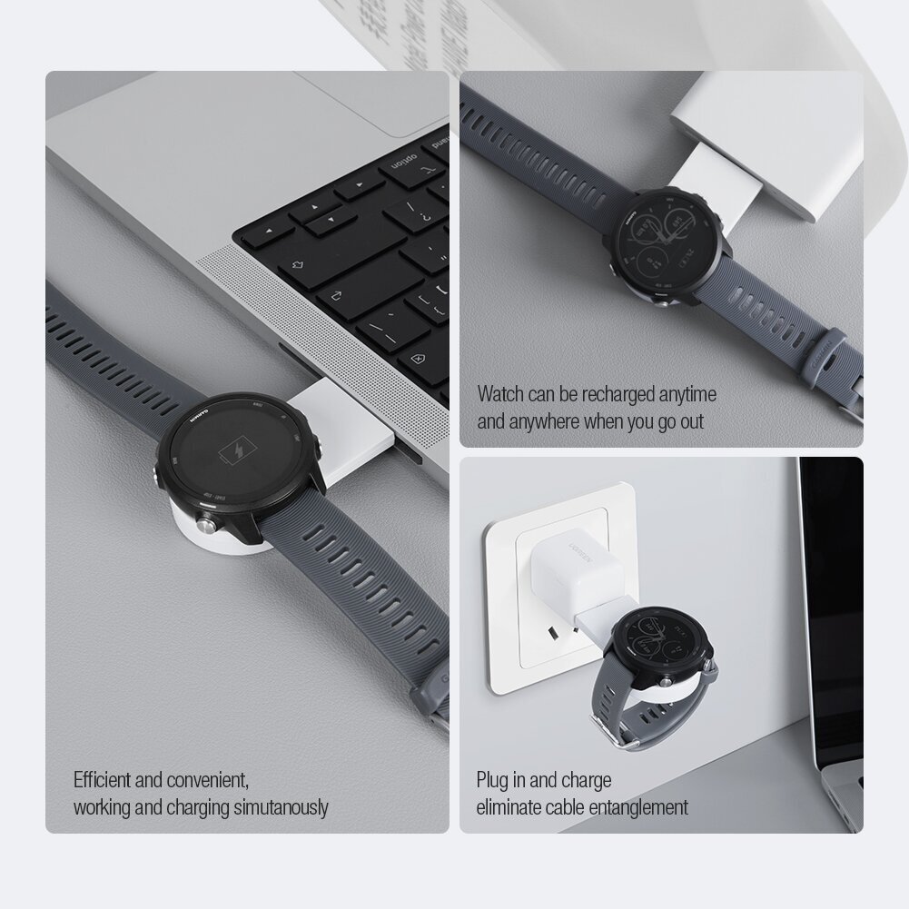 Nillkin Power Charger for Garmin Watch White hind ja info | USB jagajad, adapterid | kaup24.ee