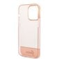 Guess PC/TPU Camera Outline Translucent Case for iPhone 14 Pro Pink цена и информация | Telefoni kaaned, ümbrised | kaup24.ee