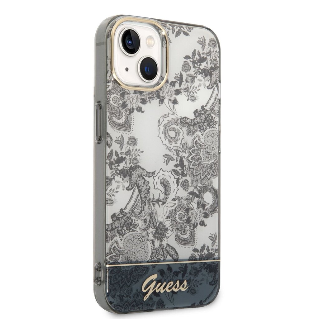 Guess PC/TPU Toile De Jouy Case for iPhone 14 Plus Grey цена и информация | Telefoni kaaned, ümbrised | kaup24.ee