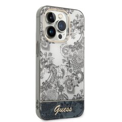 Guess PC/TPU Toile De Jouy Case for iPhone 14 Pro Max Grey цена и информация | Чехлы для телефонов | kaup24.ee