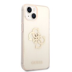 Guess TPU Big 4G Full Glitter Case for iPhone 14 Plus Gold цена и информация | Чехлы для телефонов | kaup24.ee