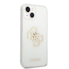 Guess TPU Big 4G Full Glitter Case for iPhone 14 Plus Transparent цена и информация | Чехлы для телефонов | kaup24.ee