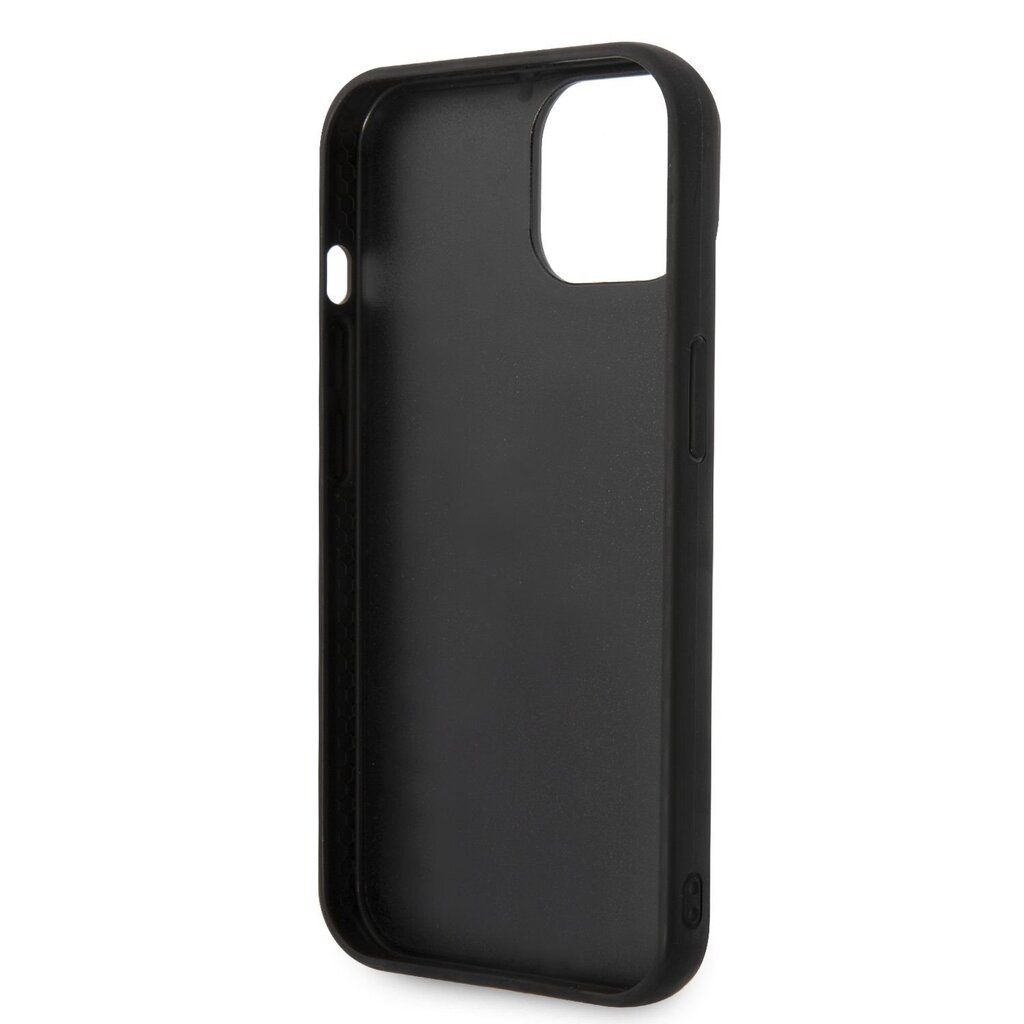Karl Lagerfeld Quilted Puffy Metal Logo Case for iPhone 14 Plus Black hind ja info | Telefoni kaaned, ümbrised | kaup24.ee