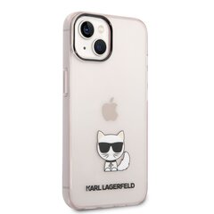 Karl Lagerfeld Choupette Logo Case for iPhone 14 Pink hind ja info | Telefoni kaaned, ümbrised | kaup24.ee