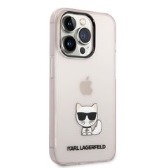 Karl Lagerfeld Choupette Logo Case для iPhone 14 Pro Max Pink цена и информация | Чехлы для телефонов | kaup24.ee