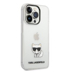 Karl Lagerfeld Choupette Logo Case для iPhone 14 Pro Max Transparent цена и информация | Чехлы для телефонов | kaup24.ee