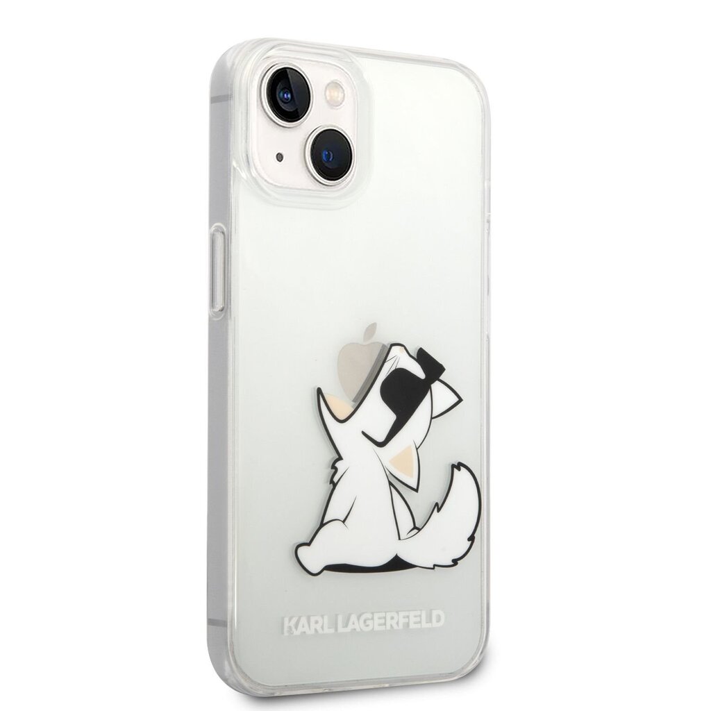 Karl Lagerfeld PC/TPU Choupette Eat Case for iPhone 14 Plus Transparent hind ja info | Telefoni kaaned, ümbrised | kaup24.ee