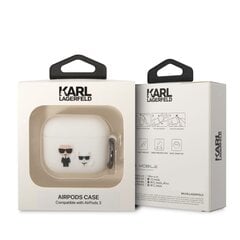 Karl Lagerfeld and Choupette Silicone Case for Airpods 3 White hind ja info | Kõrvaklapid | kaup24.ee