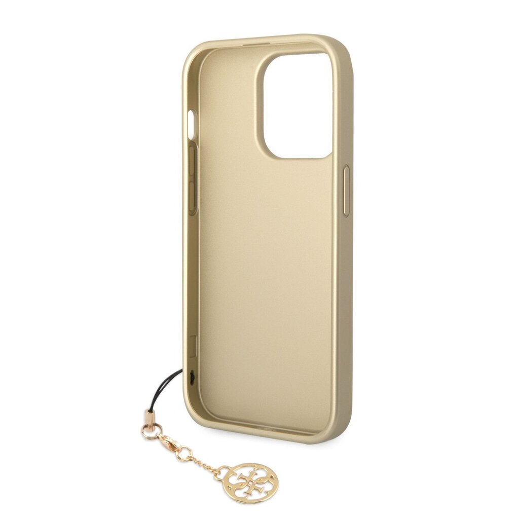 Guess 4G Charms Case for iPhone 14 Pro Brown цена и информация | Telefoni kaaned, ümbrised | kaup24.ee