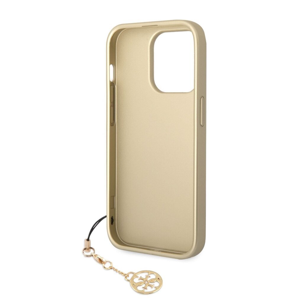 Guess 4G Charms Case for iPhone 14 Pro Max Brown цена и информация | Telefoni kaaned, ümbrised | kaup24.ee