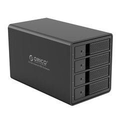 Hard Drive Enclosure Orico HDD, 3.5 Inch, 4 Bay, USB 3.0 type B цена и информация | Чехлы для внешних жестких дисков | kaup24.ee