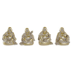 Dekoratiivkuju DKD Home Decor Kuldne Buddha Vaik (11 x 9 x 12 cm) (4 pcs) цена и информация | Детали интерьера | kaup24.ee