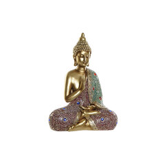 Dekoratiivkuju DKD Home Decor Kuldne Buddha Vaik (25 x 11 x 34 cm) hind ja info | Sisustuselemendid | kaup24.ee