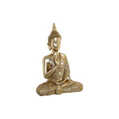 Dekoratiivkuju DKD Home Decor Kuldne Buddha Vaik (29 x 14 x 40.5 cm) hind ja info | Sisustuselemendid | kaup24.ee