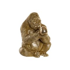 Dekoratiivkuju DKD Home Decor Kuldne Vaik Gorilla (33 x 33 x 43 cm) hind ja info | Sisustuselemendid | kaup24.ee