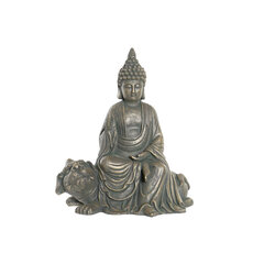 Dekoratiivkuju DKD Home Decor Klaaskiud Buddha Vanutatud viimistlus (38 x 25 x 43 cm) hind ja info | Sisustuselemendid | kaup24.ee