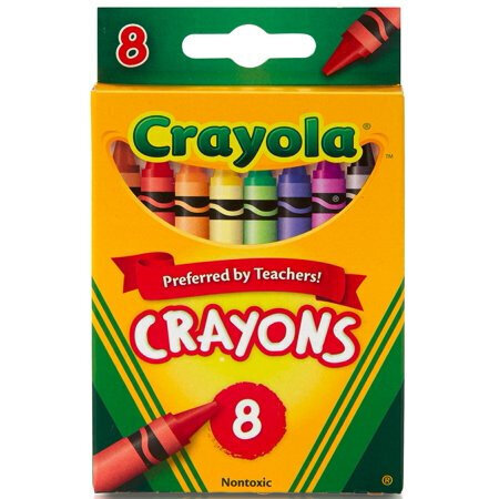Crayola, 8 Kriiti цена и информация | Kunstitarbed, voolimise tarvikud | kaup24.ee