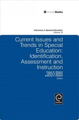 Current Issues and Trends in Special Education.: Identification, Assessment and Instruction, Special Issue hind ja info | Ühiskonnateemalised raamatud | kaup24.ee