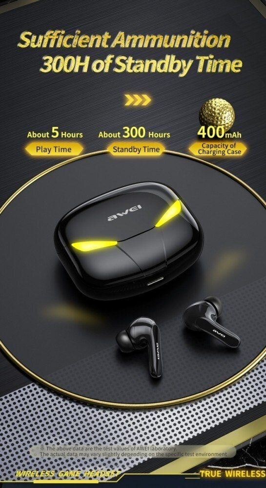 Awei T35 Headphones Black Awe000073 hind ja info | Kõrvaklapid | kaup24.ee