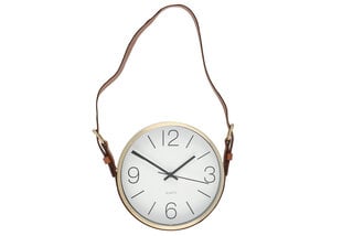 4Living настенные часы Key West, 17 см, золотистые цена и информация | Часы | kaup24.ee