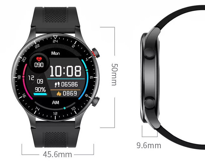 Meeste nutikell SG-Gadgets 19 Series, must hind ja info | Nutikellad (smartwatch) | kaup24.ee