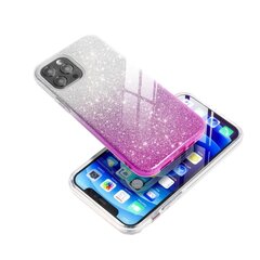 Чехол Forcell Shining для iPhone 14 PRO MAX ( 6.7 ), прозрачный/розовый цена и информация | Чехлы для телефонов | kaup24.ee