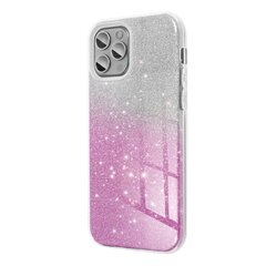Чехол Forcell Shining для iPhone 14 PRO ( 6.1 ), прозрачный/розовый цена и информация | Чехлы для телефонов | kaup24.ee