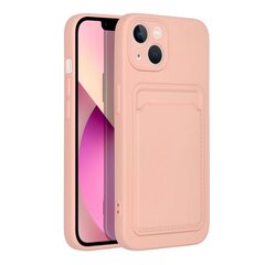 Чехол Forcell Card для iPhone 14 ( 6.1 ), розовый цена и информация | Чехлы для телефонов | kaup24.ee