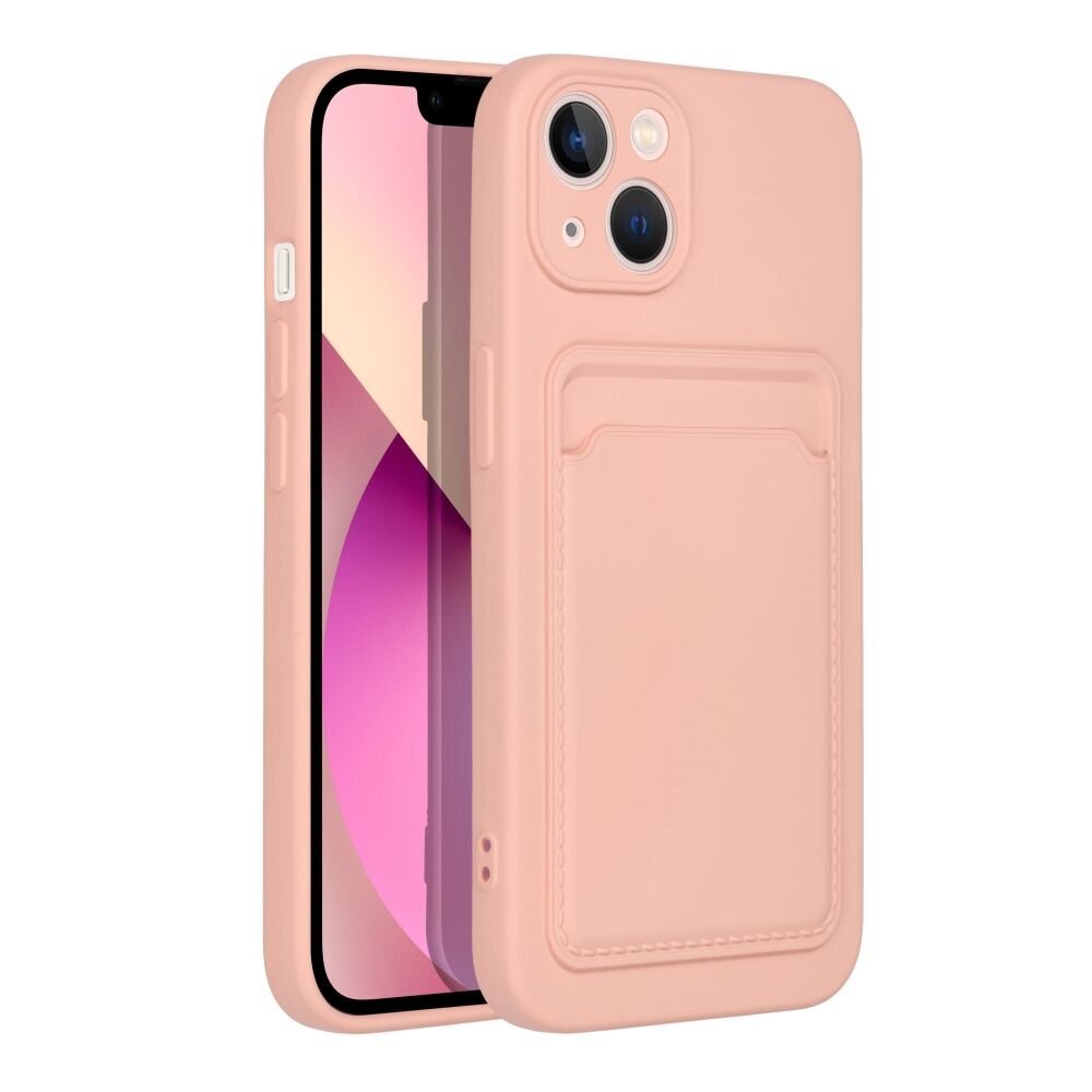 Telefoniümbris Forcell CARD - iPhone 14 ( 6.1 ) roosa цена и информация | Telefoni kaaned, ümbrised | kaup24.ee