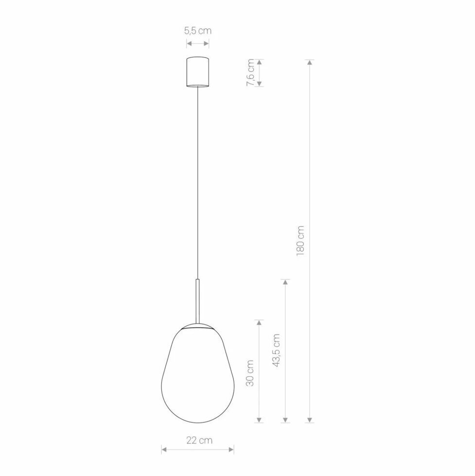 Rippvalgusti Nowodvorski PEAR S 8673 hind ja info | Rippvalgustid | kaup24.ee