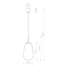 Rippvalgusti Nowodvorski PEAR M 8672 цена и информация | Люстры | kaup24.ee