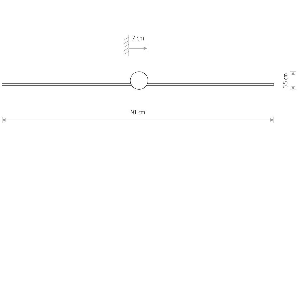 Seinavalgusti Nowodvorski PIN LED M 8128 hind ja info | Seinavalgustid | kaup24.ee