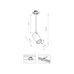 Laevalgusti Nowodvorski Mono SURFACE LONG S 7741 hind ja info | Laelambid | kaup24.ee