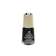 Küünelakk Nail Color Cream Mavala 48-black (5 ml) hind ja info | Küünelakid, küünetugevdajad | kaup24.ee