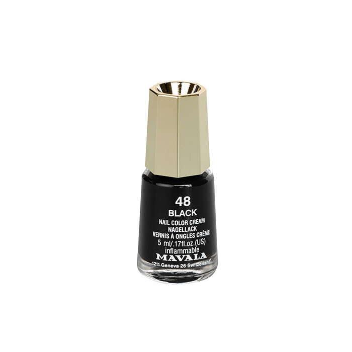 Küünelakk Nail Color Cream Mavala 48-black (5 ml) цена и информация | Küünelakid, küünetugevdajad | kaup24.ee