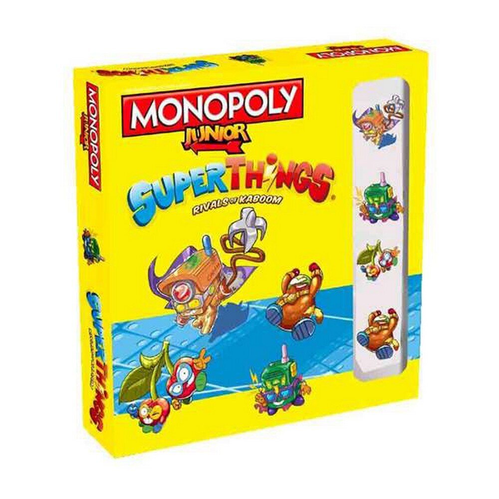 Lauamäng Monopoly Junior Superthings (ES) цена и информация | Lauamängud ja mõistatused | kaup24.ee