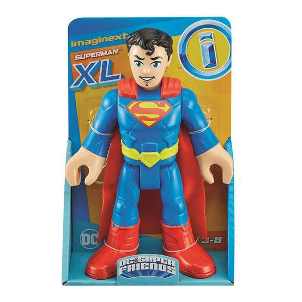 Liigestega kuju DC SUper Friends Mattel Superman (25 cm) цена и информация | Poiste mänguasjad | kaup24.ee