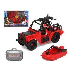 Playset Firefighters Rescue Team Punane цена и информация | Игрушки для мальчиков | kaup24.ee