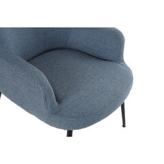 Кресло DKD Home Decor, чёрный-синий металл (70 x 60 x 84 см) (2 шт.) цена и информация | Кресла | kaup24.ee