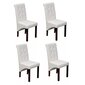 Söögitoa toolid 4 tk antiikne valge цена и информация | Söögilaua toolid, köögitoolid | kaup24.ee