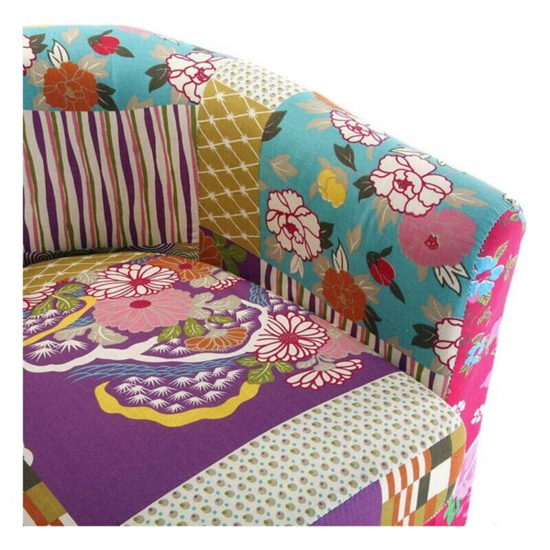 Tugitool Versa Patchwork Puuvill (62 x 56 x 64 cm) hind ja info | Tugitoolid ja tugitoolvoodid | kaup24.ee